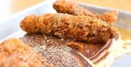 Pancakes and hot chicken tenders from Arnold's Country Kitchen\(Image via Instagram/@arnoldscountrykitchen)